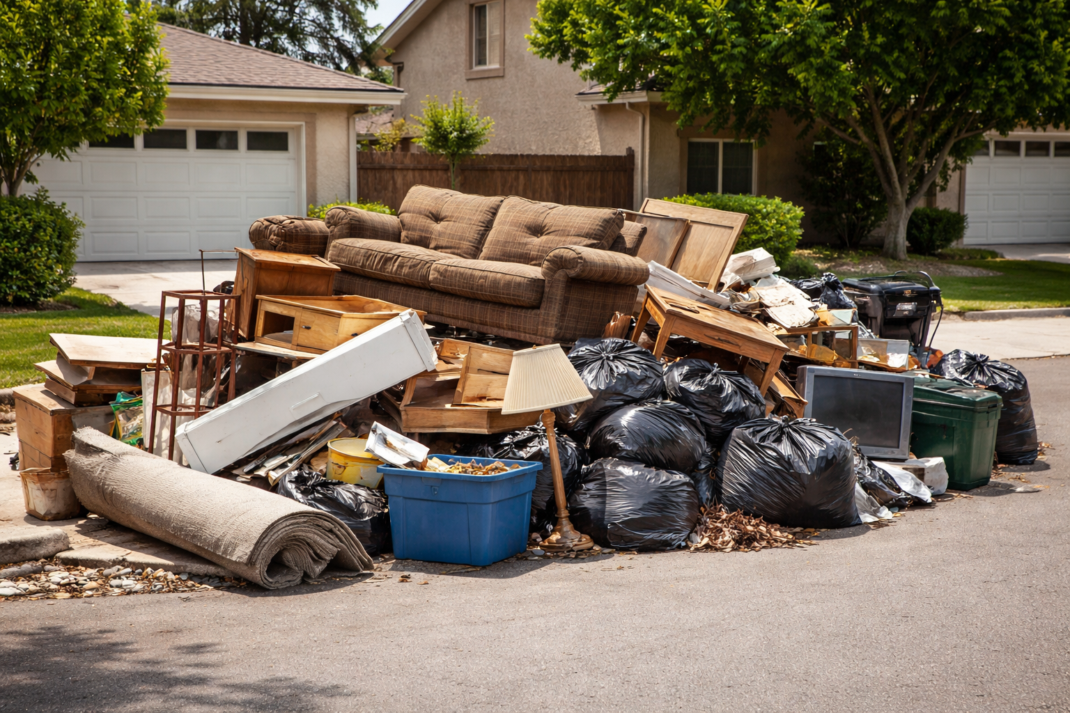 Bulk Trash Removal Work